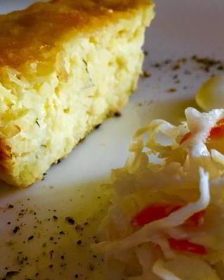 Картофельная запеканка из тертого картофеля