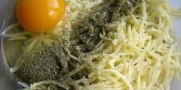 картофельная запеканка из тертого картофеля