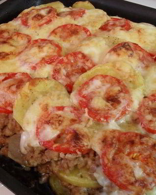 Картофельная запеканка По-деревенски