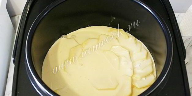 картофельная запеканка с фаршем в мультиварке