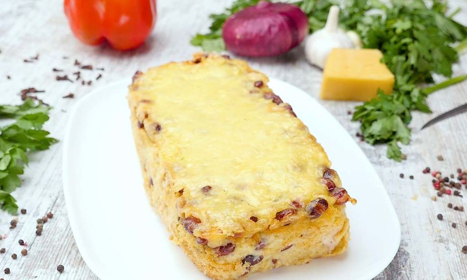 Рецепт картофельная запеканка с фасолью