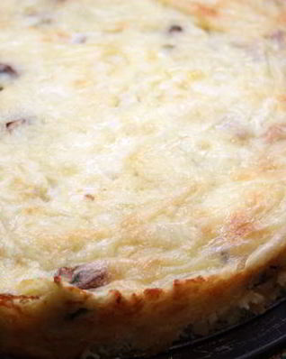 Картофельная запеканка с грибами