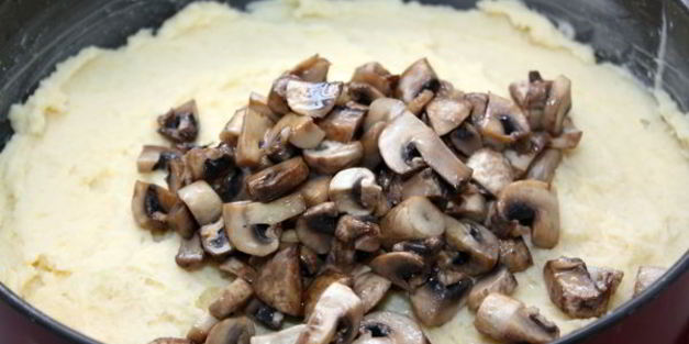 картофельная запеканка с грибами