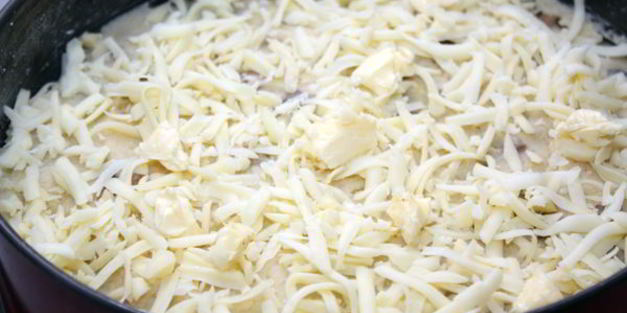 картофельная запеканка с грибами