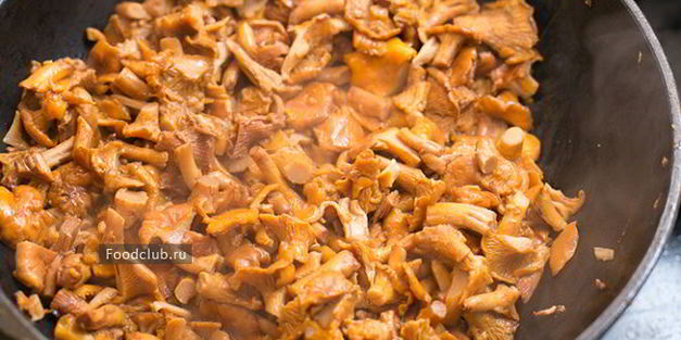 картофельная запеканка с лисичками