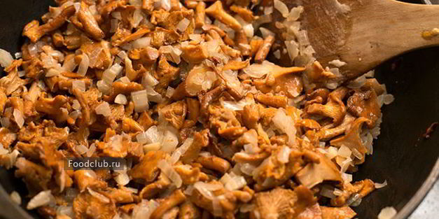 картофельная запеканка с лисичками