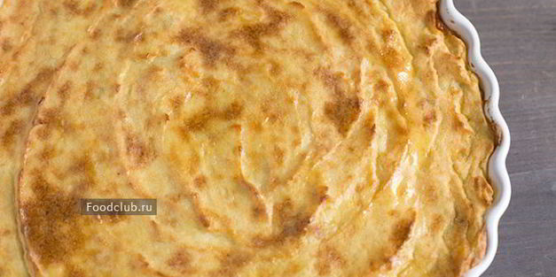 картофельная запеканка с лисичками