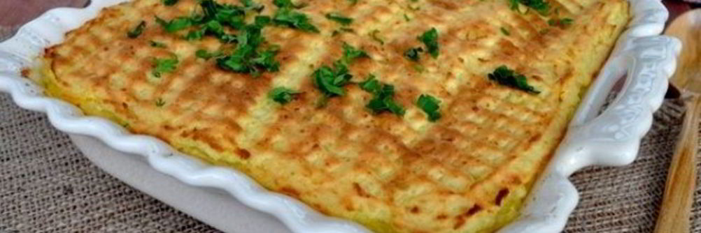 Картофельная запеканка с овощами