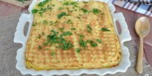 картофельная запеканка с овощами