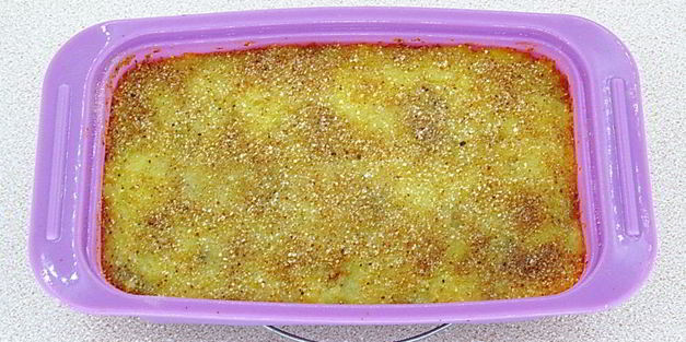 картофельная запеканка с рыбными консервами