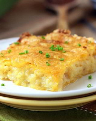 Картофельная запеканка с сыром в духовке