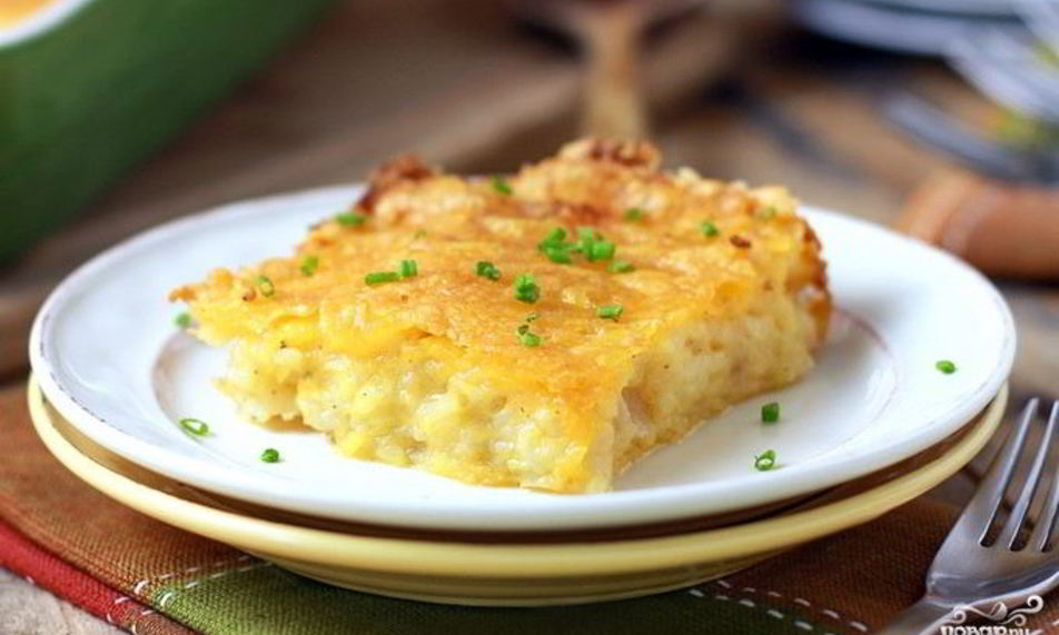 Рецепт картофельная запеканка с сыром в духовке