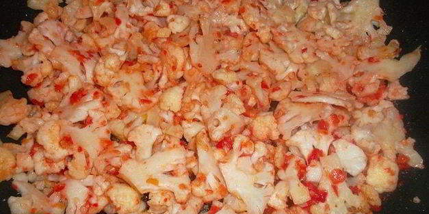 картофельная запеканка с цветной капустой