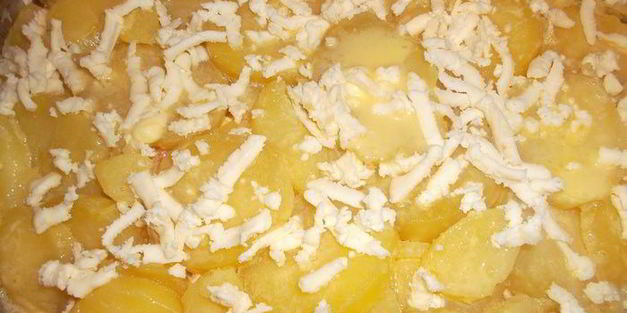 картофельная запеканка с цветной капустой