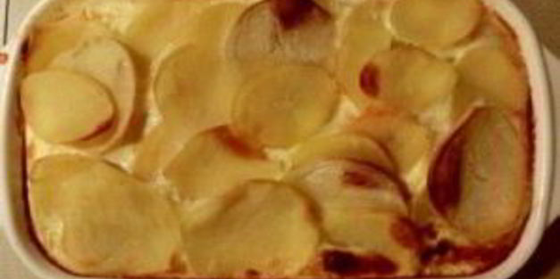 картофельная запеканка с тыквой постная