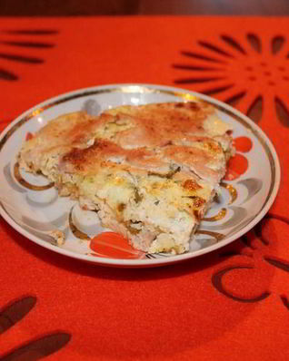 Куриная запеканка с творогом