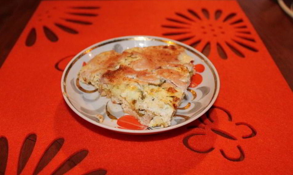 Рецепт куриная запеканка с творогом