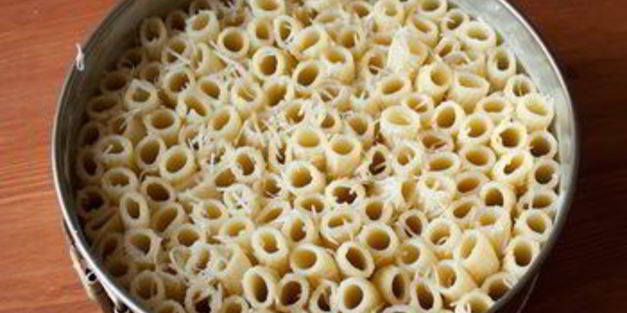 макаронный пирог-запеканка с мясом