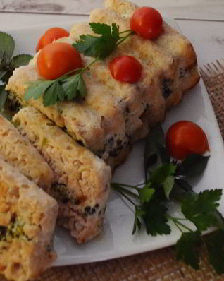 Мясная запеканка с брокколи