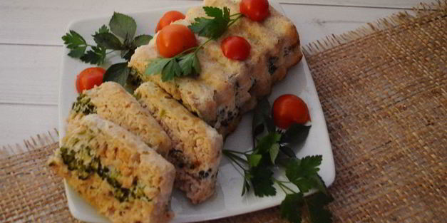 мясная запеканка с брокколи