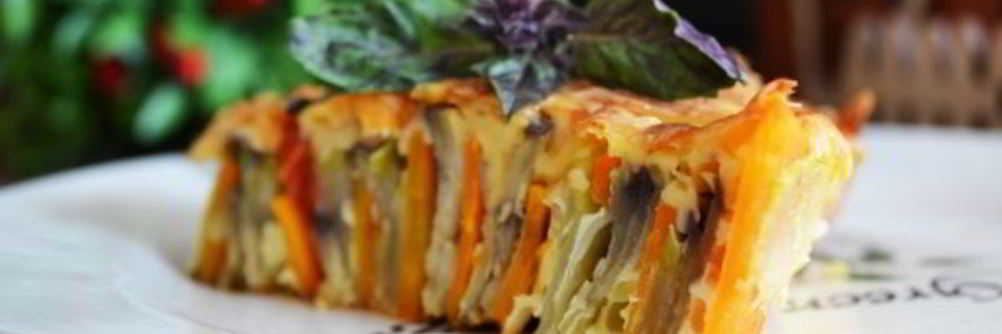 Овощная запеканка Радужная