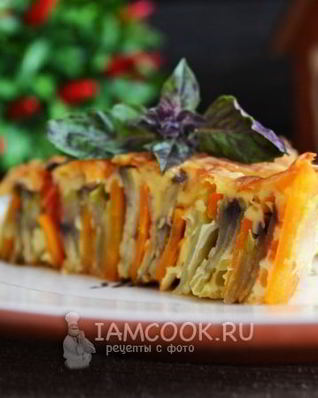 Овощная запеканка Радужная