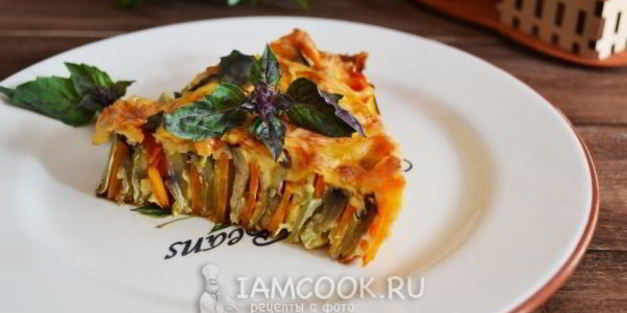 овощная запеканка радужная