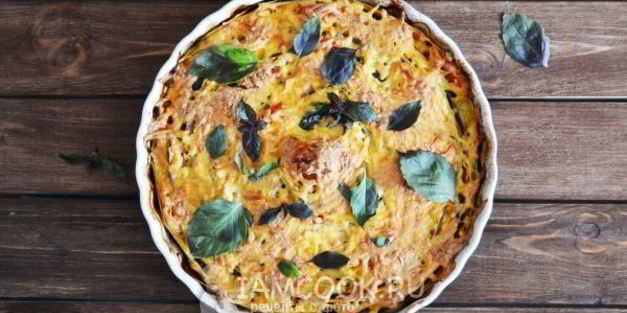 овощная запеканка радужная