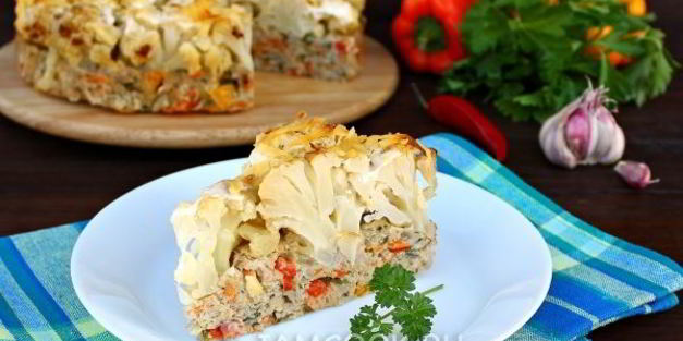 овощная запеканка с фаршем в духовке