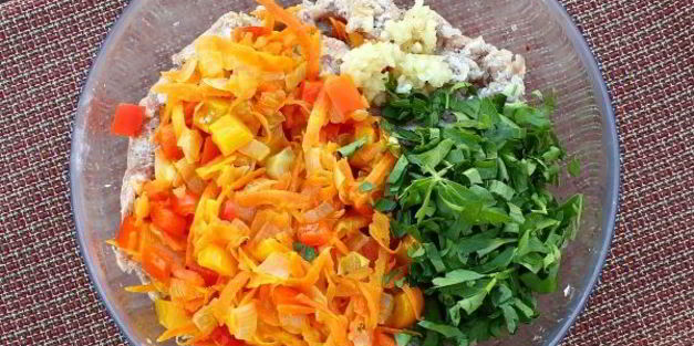 овощная запеканка с фаршем в духовке