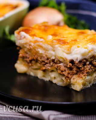 Пастицио – греческая макаронная запеканка