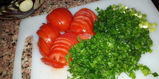 постная запеканка с баклажанами