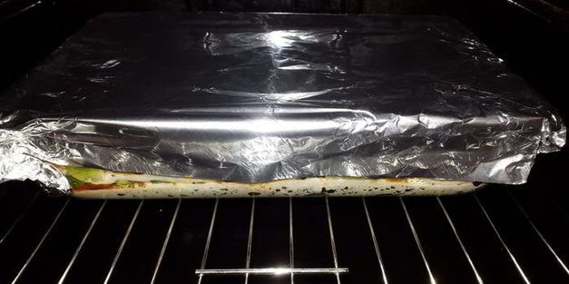 постная запеканка с баклажанами