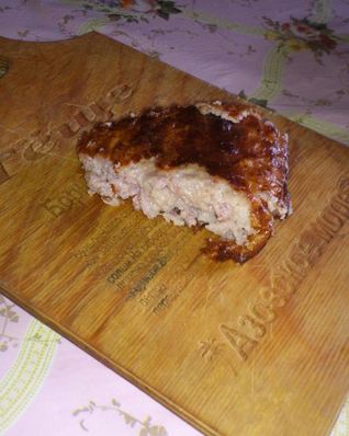 Рисовая запеканка с малинками