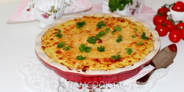 рыбно-картофельная запеканка