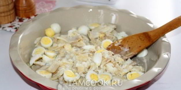 рыбно-картофельная запеканка