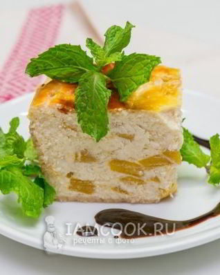 Творожная запеканка с манго