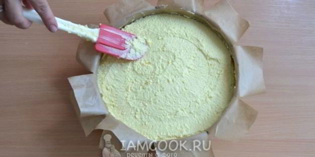 творожная запеканка с вишней