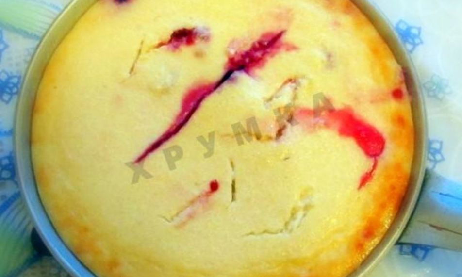 Рецепт творожная запеканка с ягодами под абрикосовым соусом