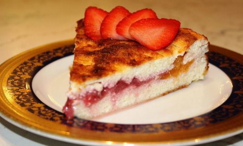 Рецепт творожно-фруктовая запеканка