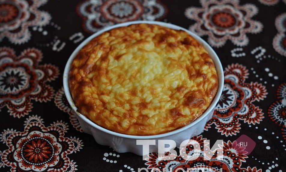 Рецепт творожно рисовая запеканка
