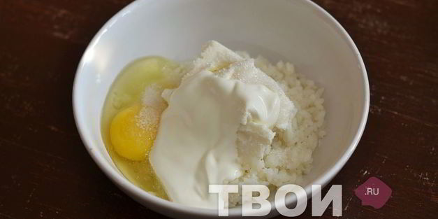 творожно рисовая запеканка