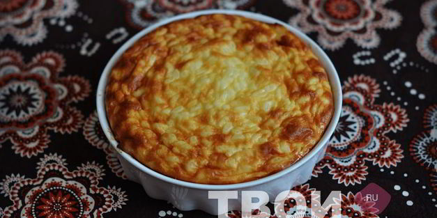 творожно рисовая запеканка