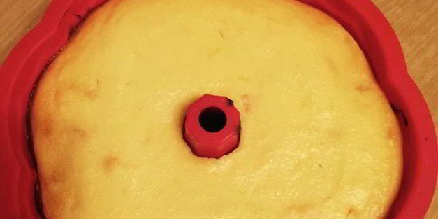 ванильная запеканка с персиком