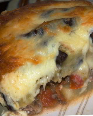 Запеканка из баклажанов