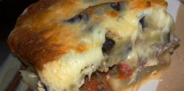 запеканка из баклажанов