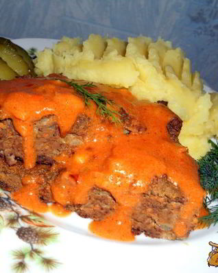 Запеканка из говяжей печени