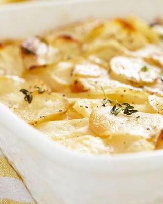 Запеканка из кабачков и картофеля с рыбой