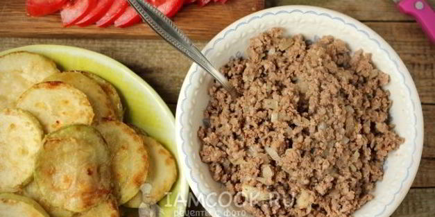 запеканка из кабачков с фаршем