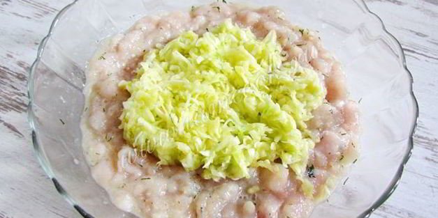 запеканка из кабачков с курицей